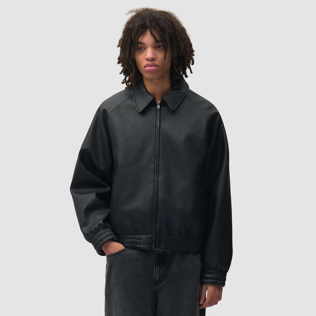 Reversible Leather Uniform Jacket