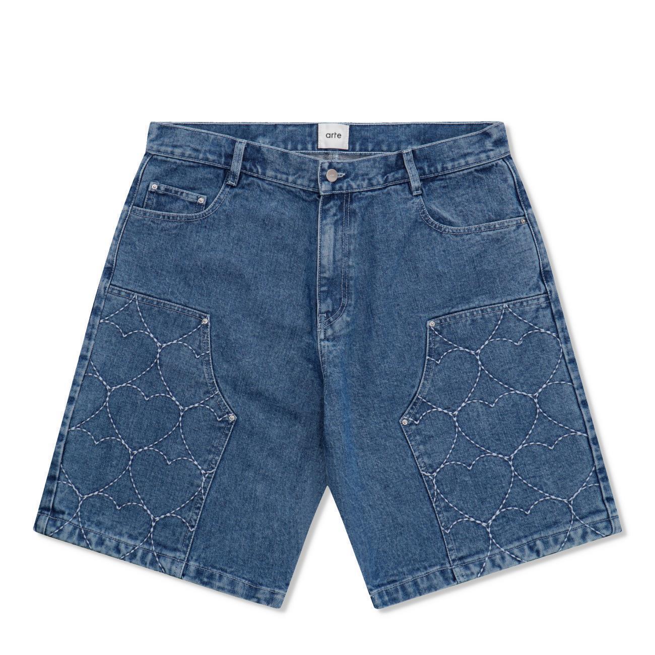 Workwear Embroidery Shorts