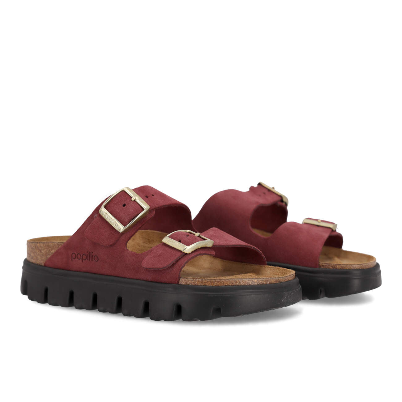 Arizona Platform Suede Leather Narrow