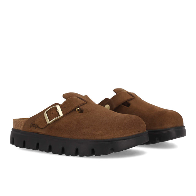 Boston Chunky Suede Leather Narrow
