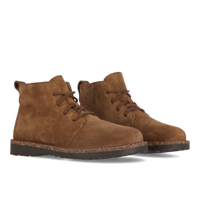 Uppsala Mid Shearling Suede Leather Narrow
