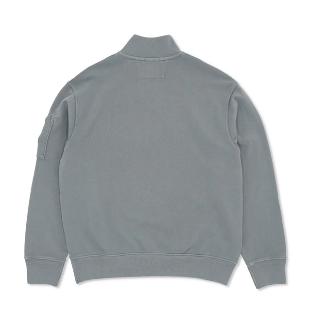 Cotton Diagonal Fleece Half Zip Sweatshirt