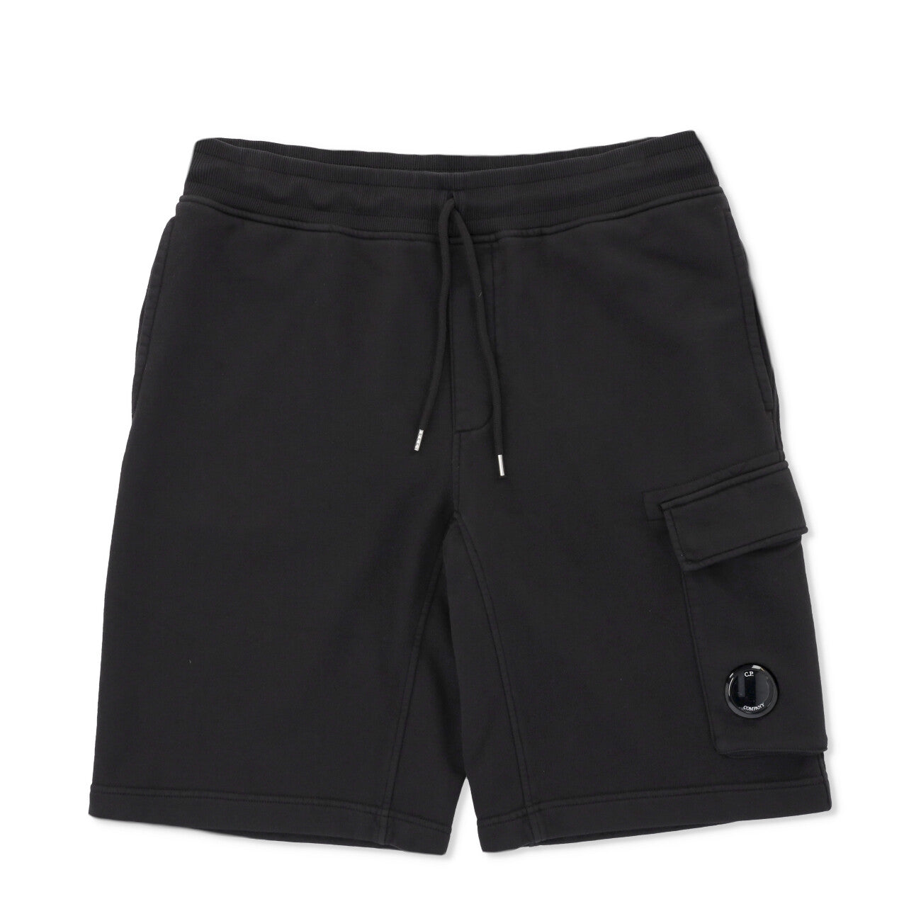 Cotton Diagonal Fleece Logo Shorts