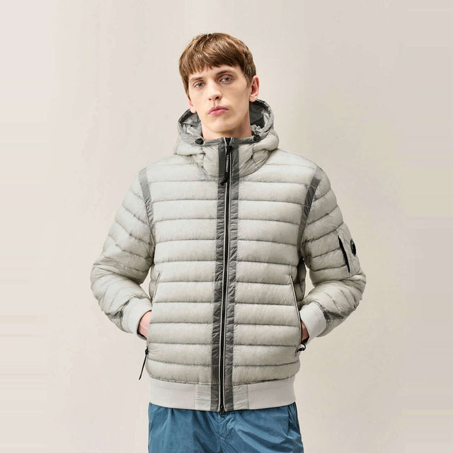 D.D. Shell Hooded Lens Down Jacket