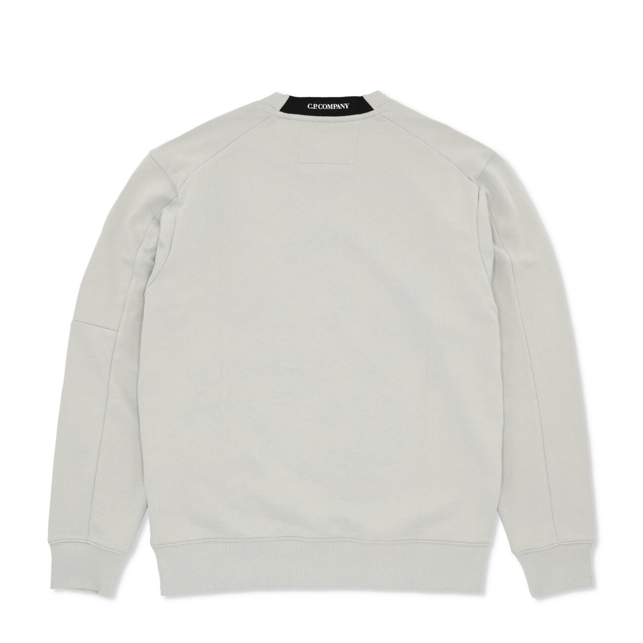 Diagonal Raised Fleece Crew Neck Lens Sweatshirt