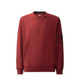 Diagonal Raised Fleece Crewneck Lens Sweatshirt