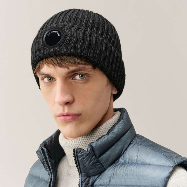 Extrafine Merino Wool Lens Beanie