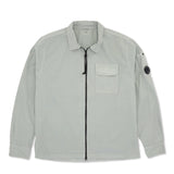 Organic Gabardine Full Zip Overshirt