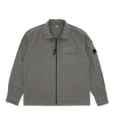 Organic Gabardine Full Zip Overshirt