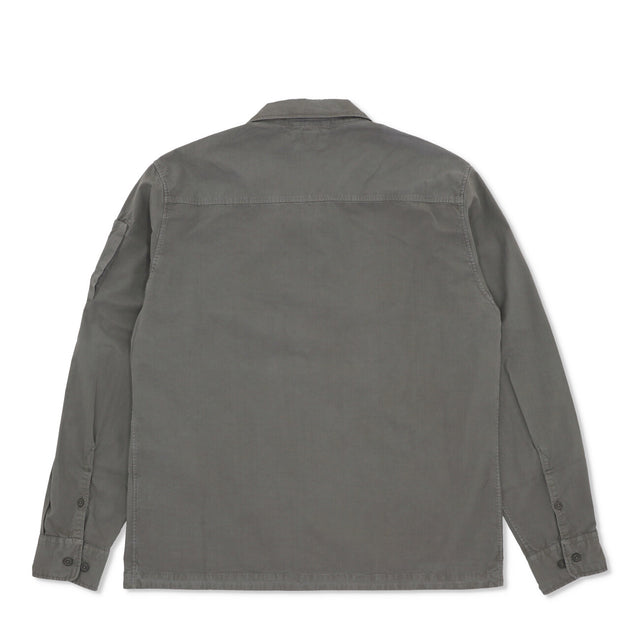 Organic Gabardine Full Zip Overshirt