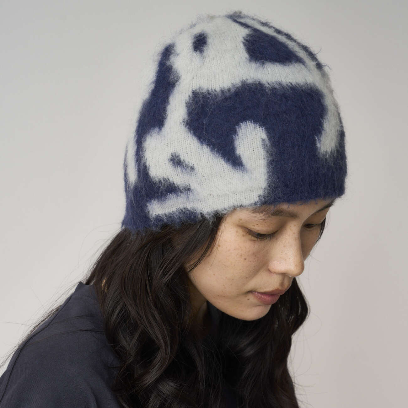 Mohair Burly Runningman Beanie