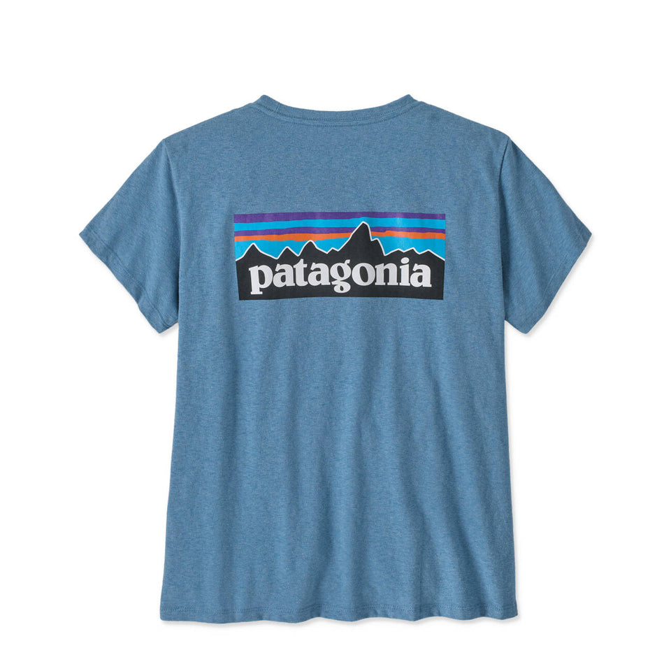 Patagonia W's P-6 Logo Responsibili-Tee 37567-SHRB | Orange Jungle